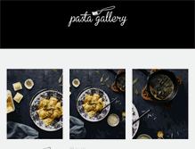 Tablet Screenshot of pastagallery.com.au
